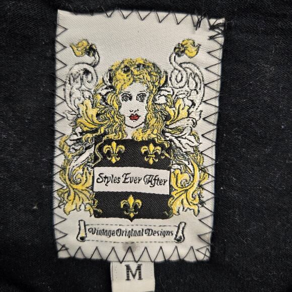 Styles Ever After Artsy Handmade Patchwork Shirt Mini Dress Medium Y2K Concert - Picture 5 of 13